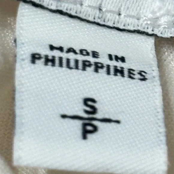 Express Women’s Sheer Dot Ruffle Blouse, Size Small Petite (SP) - Picture 13 of 16